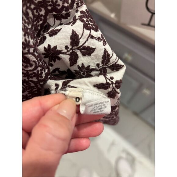 Ulla Johnson Roza Floral Embroidered Tassel Cotton Boho Dress Size 0 - Picture 7 of 8